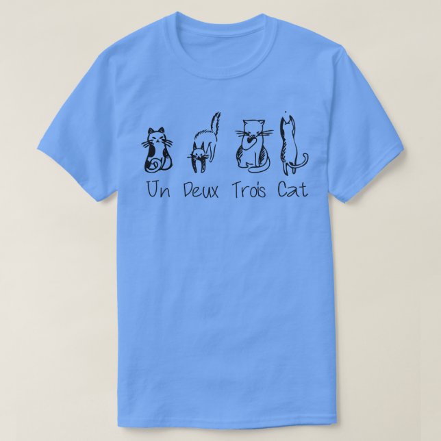 Cats Un Deux Trois  T-Shirt (Design Front)