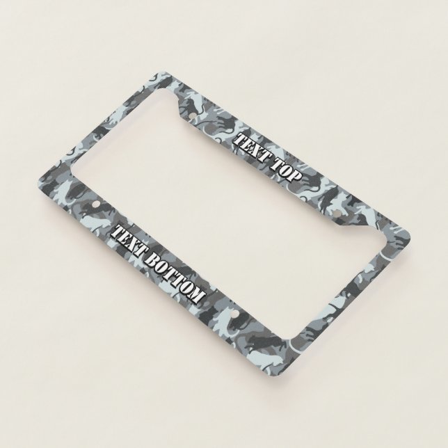 Cats Urban Camouflage License Plate Frame (3/4)