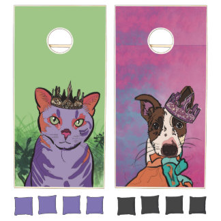 Cats vs Dogs Cornhole Set