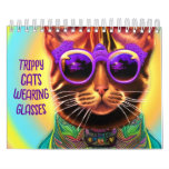 Cats Wearing Glasses AI Generated Calendar