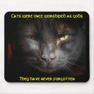 Cats Were Worshiped, They don't forget Mouse Pad