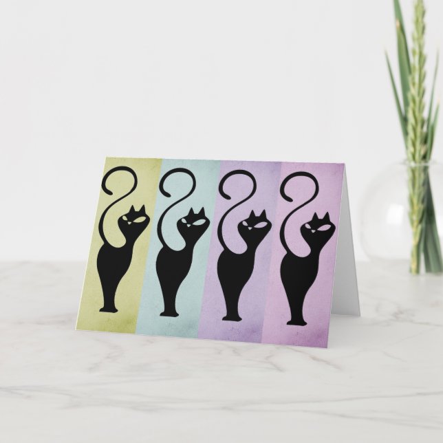 Cats Whiskers Note Card (Front)