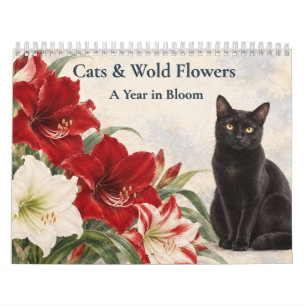 Cats & World Flowers Calendar