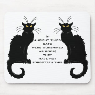 Cats Worshiped as Gods; They Have Not Forgotten Mouse Pad