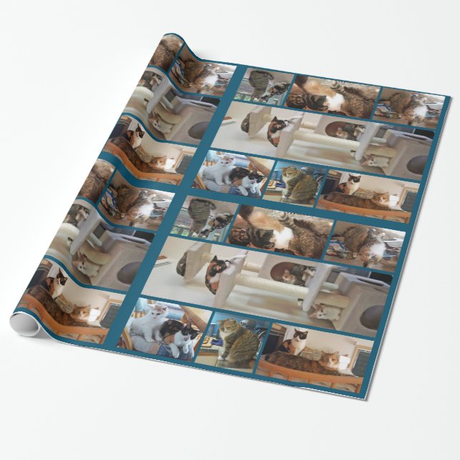 Cats Wrapping Paper (Unrolled)