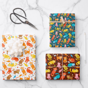 Cats Wrapping Paper Sheets