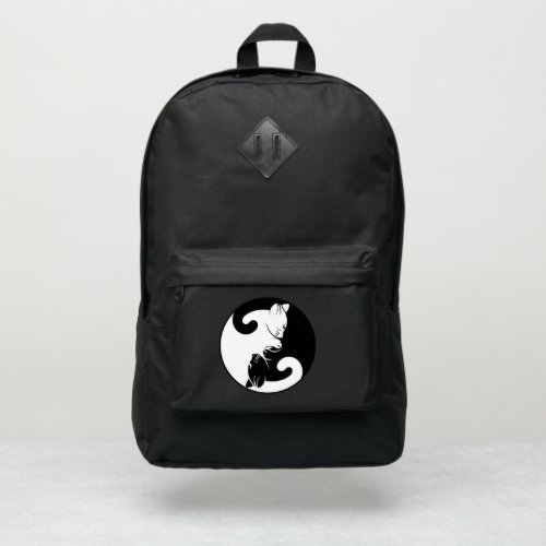 Cats yin yang port authority backpack