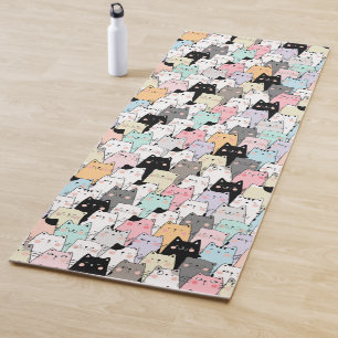 Cats Yoga Mat