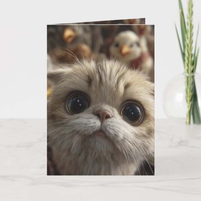 Catsgiving Thanksgiving Card (Front)