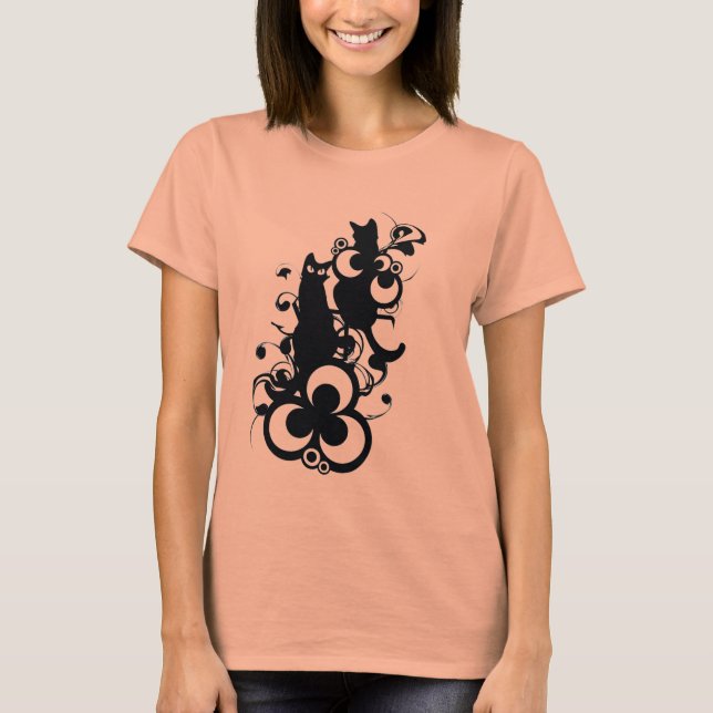 CatSilhoutte T-Shirt (Front)