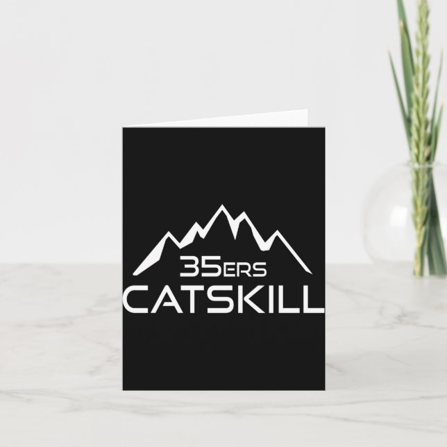 Catskill 35er Mountain  Card (Front)
