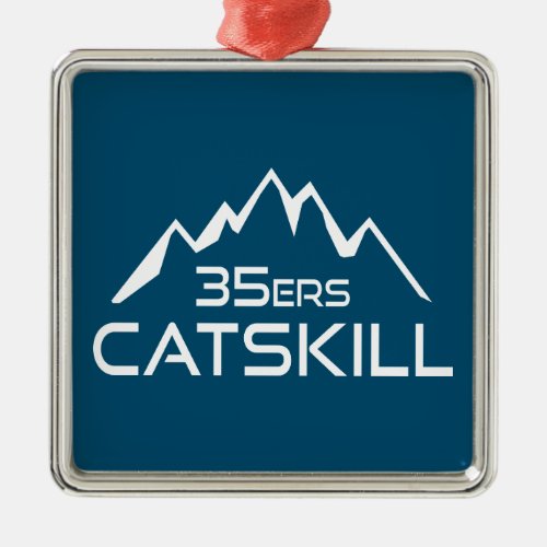 Catskill 35er Mountain Metal Ornament