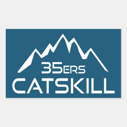 Catskill 35er Mountain Rectangular Sticker