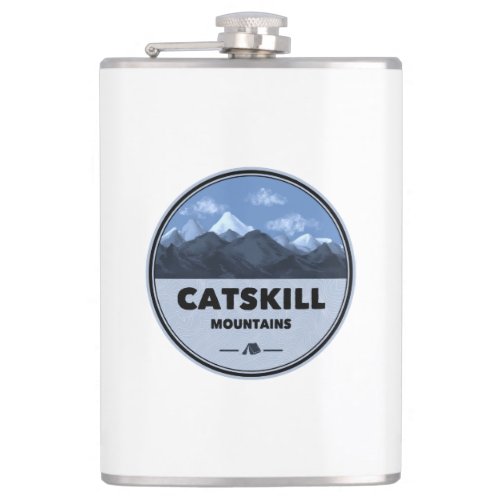 Catskill Mountains New York Camping Flask