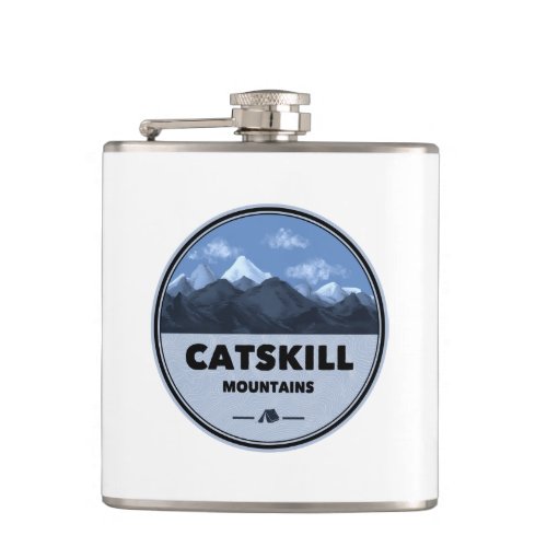 Catskill Mountains New York Camping Flask