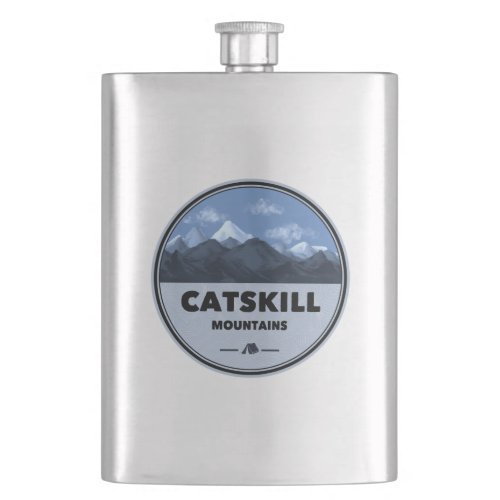 Catskill Mountains New York Camping Flask