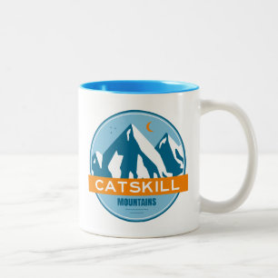Catskill Mountains New York Two-Tone Coffee Mug