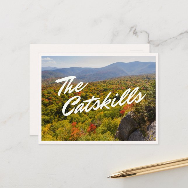 Catskill Mountains Upstate New York Postcard (Front/Back In Situ)