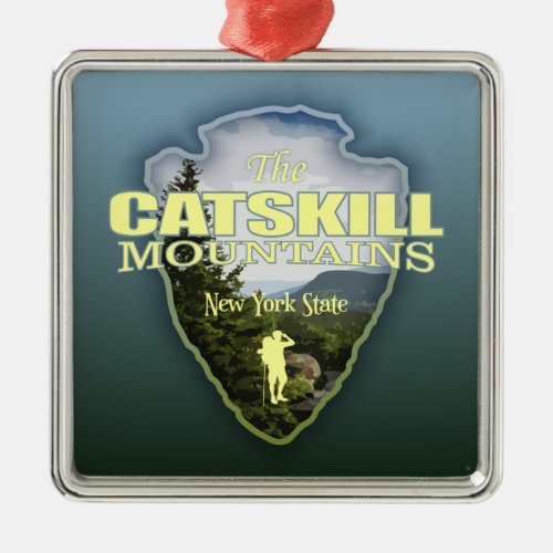 Catskill Mtns arrowhead Metal Ornament