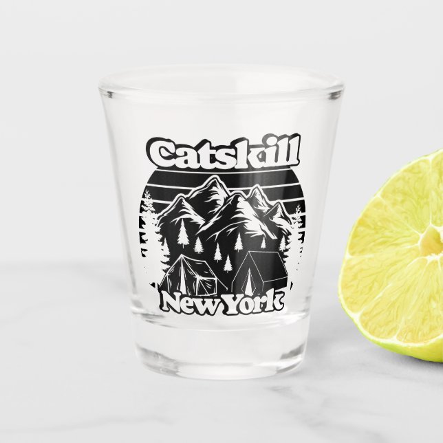 Catskill New York Shot Glass (Front)