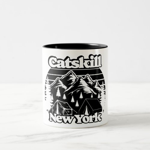 Catskill New York Two_Tone Coffee Mug