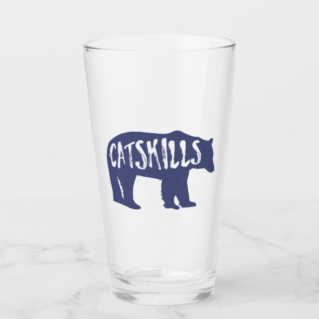 Catskills Bear Glass (Front)