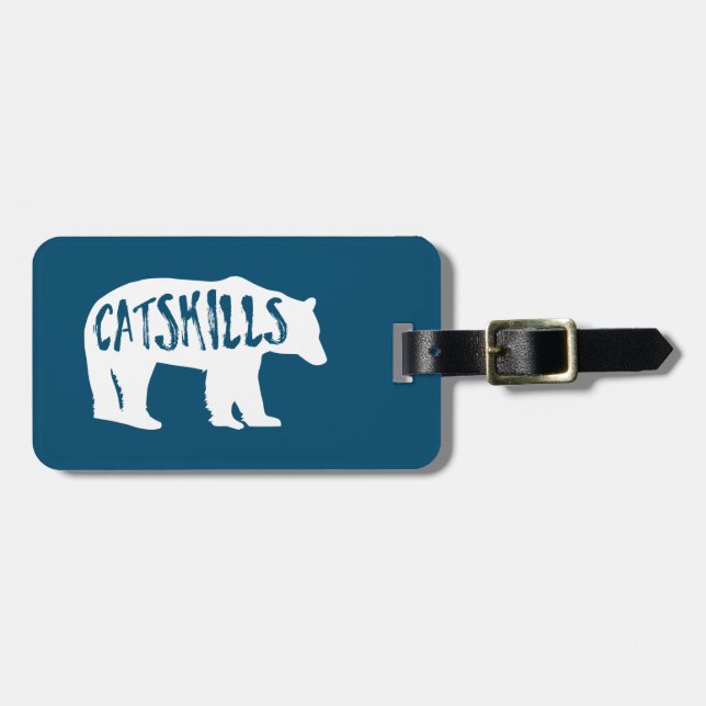 Catskills Bear Luggage Tag (Front Horizontal)