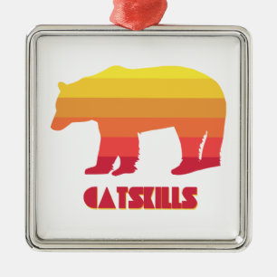 Catskills Bear Metal Ornament