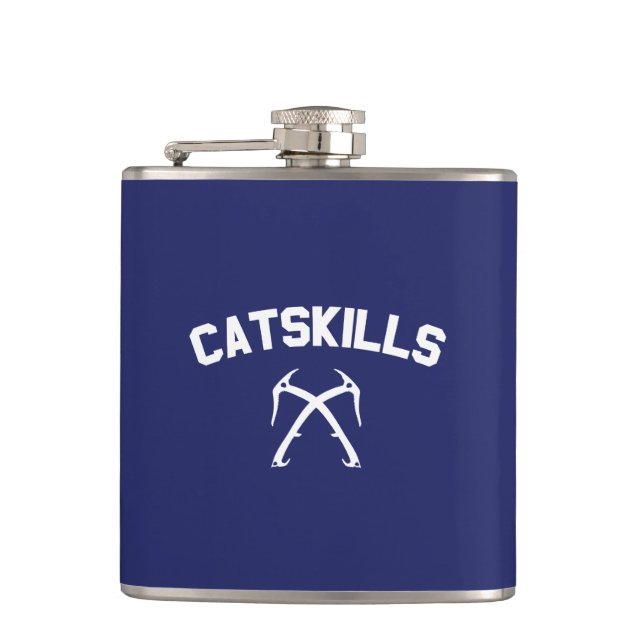 Catskills Ice Climbing Flask (Front)