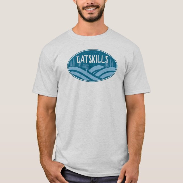 Catskills New York Outdoors T-Shirt (Front)