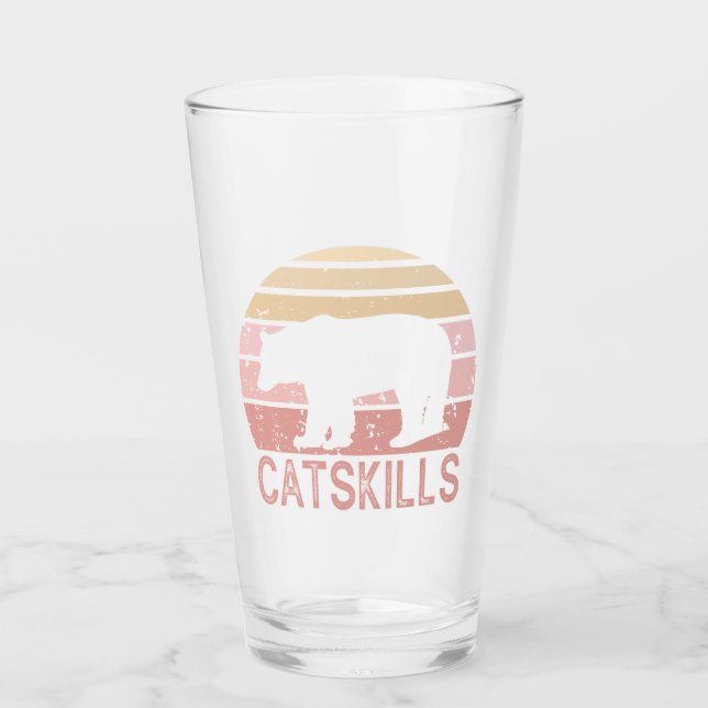 Catskills Retro Bear Glass (Front)