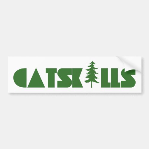 Catskills Tree Bumper Sticker