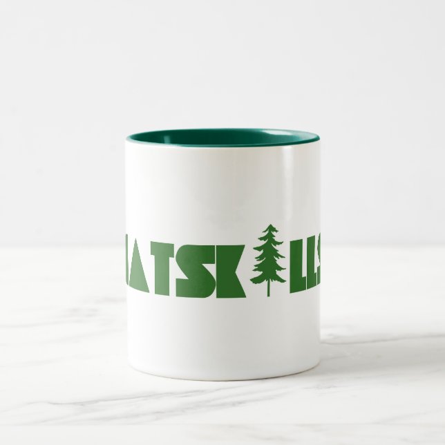 Catskills Tree Two-Tone Coffee Mug (Center)