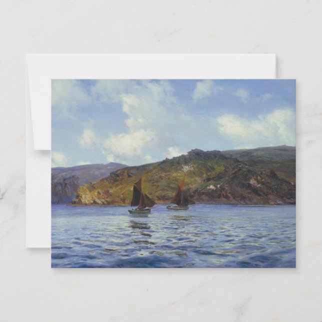 Catspaws off the Land (by Henry Moore) Card (Front)