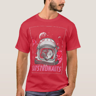 Catstronaut Space Cat Lover Astronaut Scientist T-Shirt