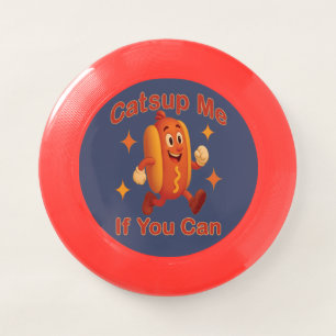 Catsup Me If You Can Funny Hot Dog – Ketchup Pun Wham-O Frisbee