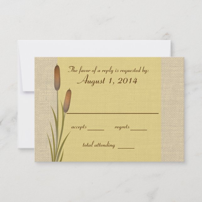 Cattail Lake Response (Front)