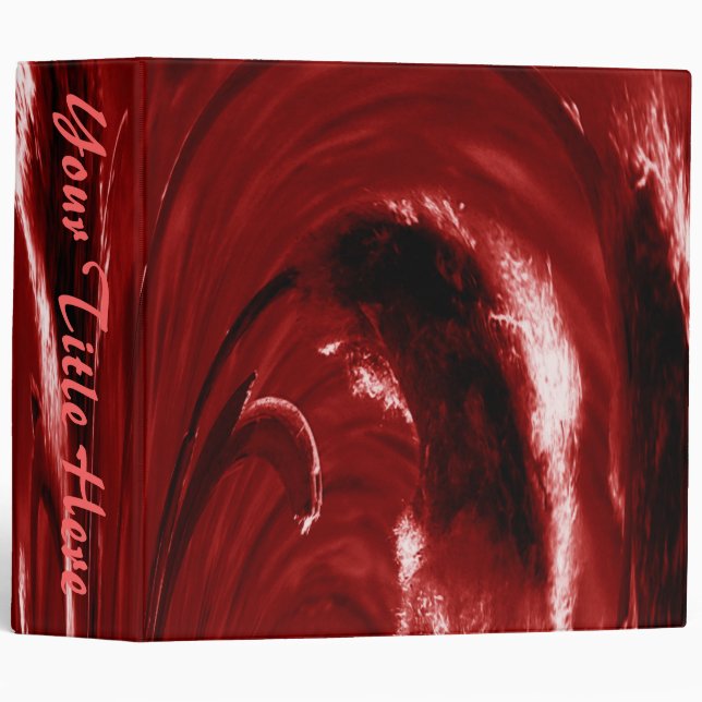 Cattails Binder - Ruby (Front/Spine)