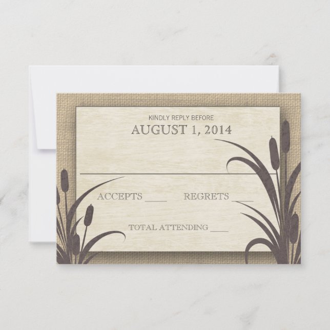 Cattails Lake Wedding Response (Front)