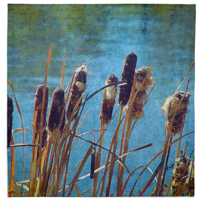 Cattails on the Pond Napkin (Front)