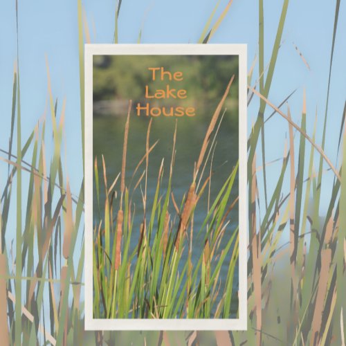 Cattails on the Waterfront Customizable Paper Guest Towels