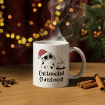 Catteinated Christmas Coffee and Cat Lover Holiday