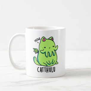 Catthulu Funny Cthulhu Cat Pun Coffee Mug