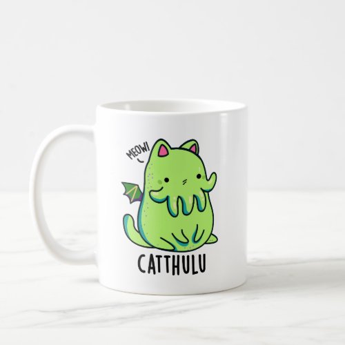 Catthulu Funny Cthulhu Cat Puns  Coffee Mug