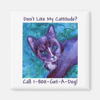 Cattitude Cat Magnet