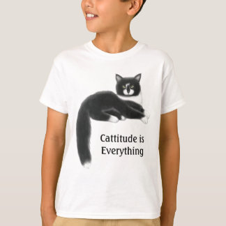 Cattitude is Everything Kids T-Shirt