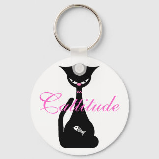 Cattitude Key Chain