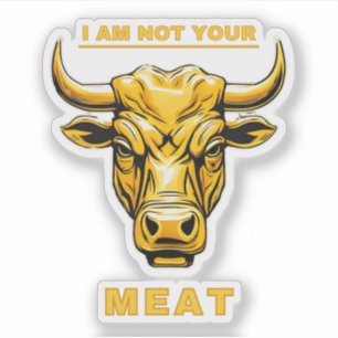 Cattle are not food sticker