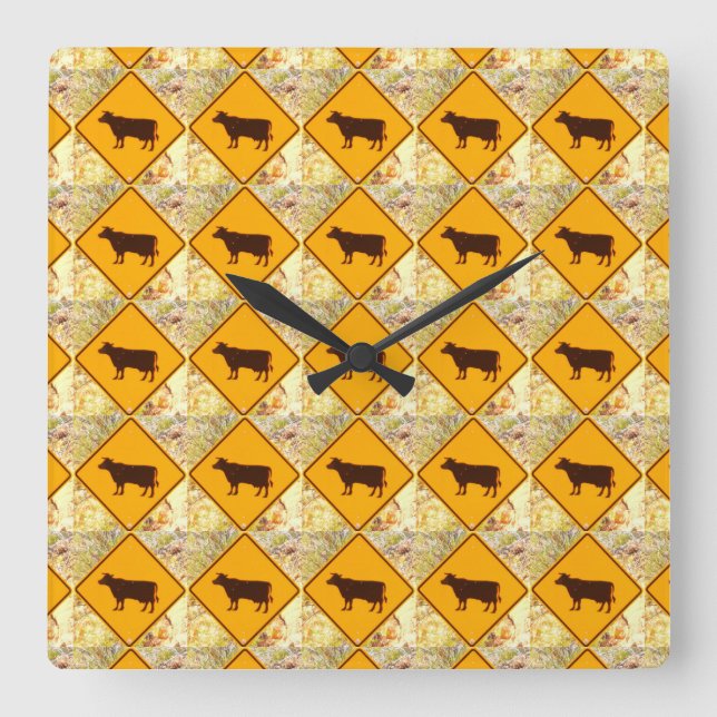 cattle crossing clock (Front)
