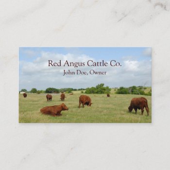 Cattle Dairy Farmer Business Card by BusinessCardsCards at Zazzle